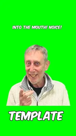 Into the mouth noice
