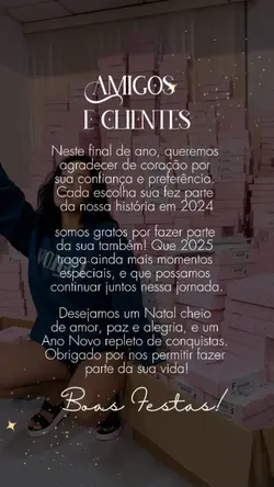 Boas Festas Cliente