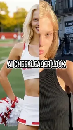 Ai cheerleader look