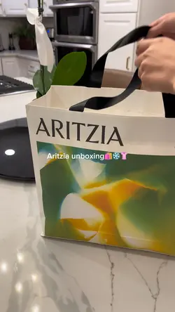 Aritzia unboxing 🤍