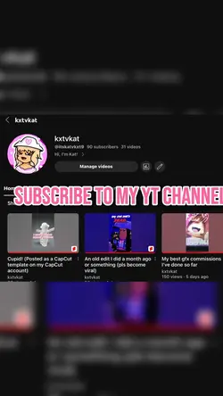 Subscribe to my yt