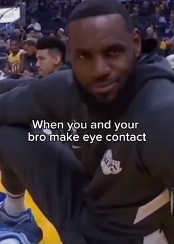 Eye contact meme