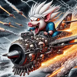Manga albino hog 
