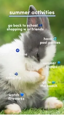 Summer activities