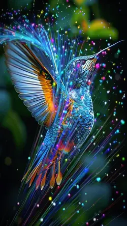 Colorful rays