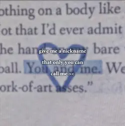 nickname!