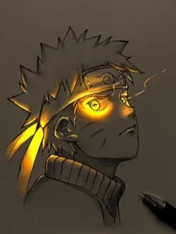 Naruto glow art