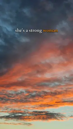 She's strong 