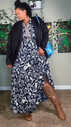 Plus size fashion. 