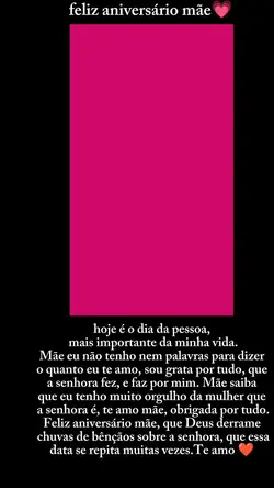 parabéns mãe