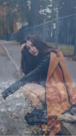 Bajo la lluvia