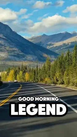 Good morning legend 