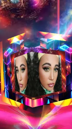 Neon cube