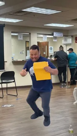 Guy dancing