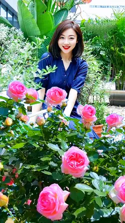 Amid the flowers