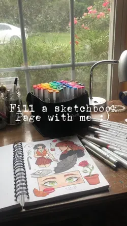 Sketchbook spread