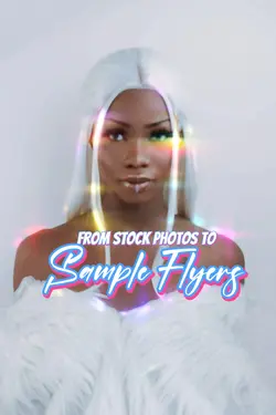 Photoshoot to Flyer