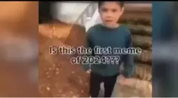 First meme of 2024
