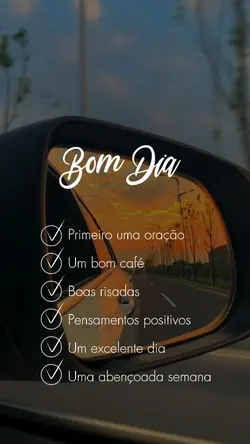 check list bom dia