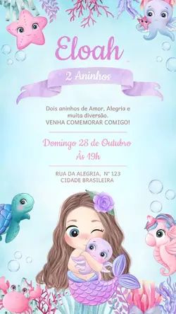 CONVITE FUNDO DO MAR