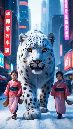 Neon Tiger & Samurai