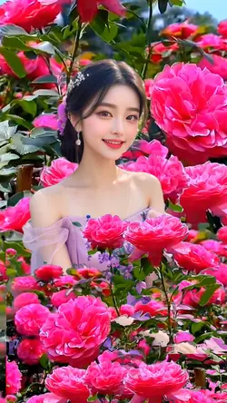 Amid the flowers