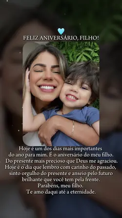 Parabéns filho 