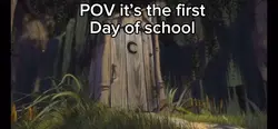 Fist day of school😭