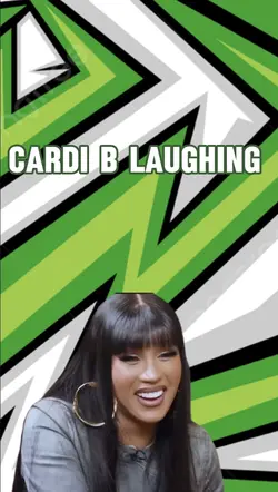 Cardi B laughing 