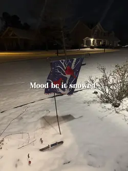 IT SNOWEDDDD 🤫🧏♀️