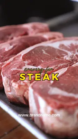 Food steak promo