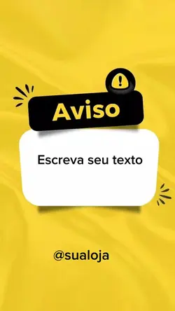 Seu aviso
