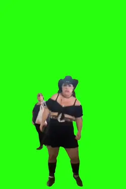 dancing cowgirl