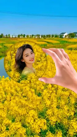 In the flowers