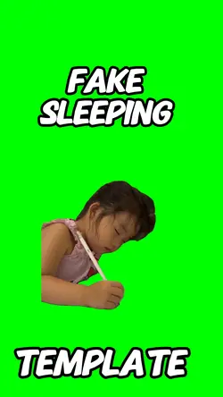 Fake sleeping 