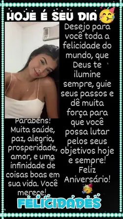 hoje é seu dia 