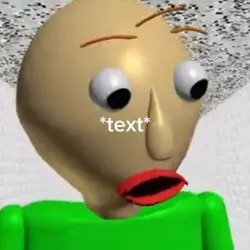angry baldi