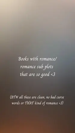 Romance books <3