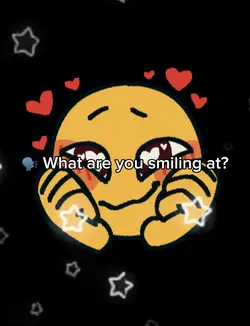 Smiling at my phone 