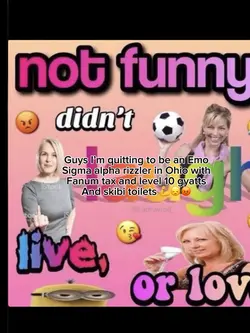 Sorry u guys aren't 