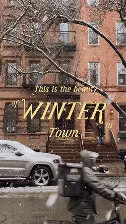 winter in town