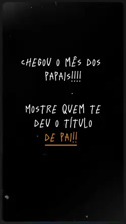 Título de pai!