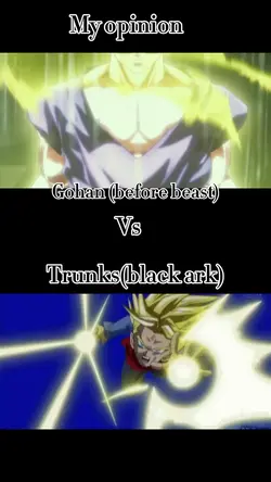 Gohan v trunks