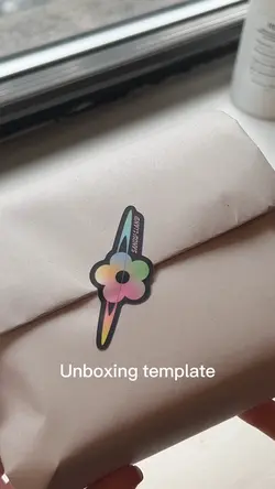 Unboxing template 