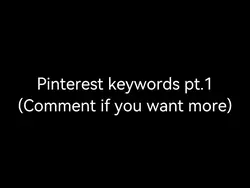 Pinterest keywords