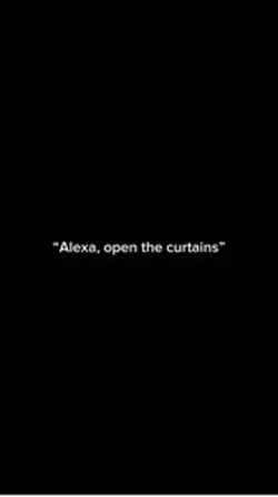 Open the curtains