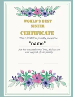 Happy sister day