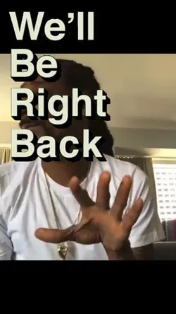 We'll be right back