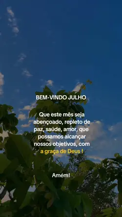 Seja bem-vindo julho