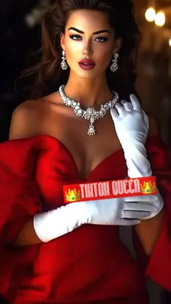 Lady in red